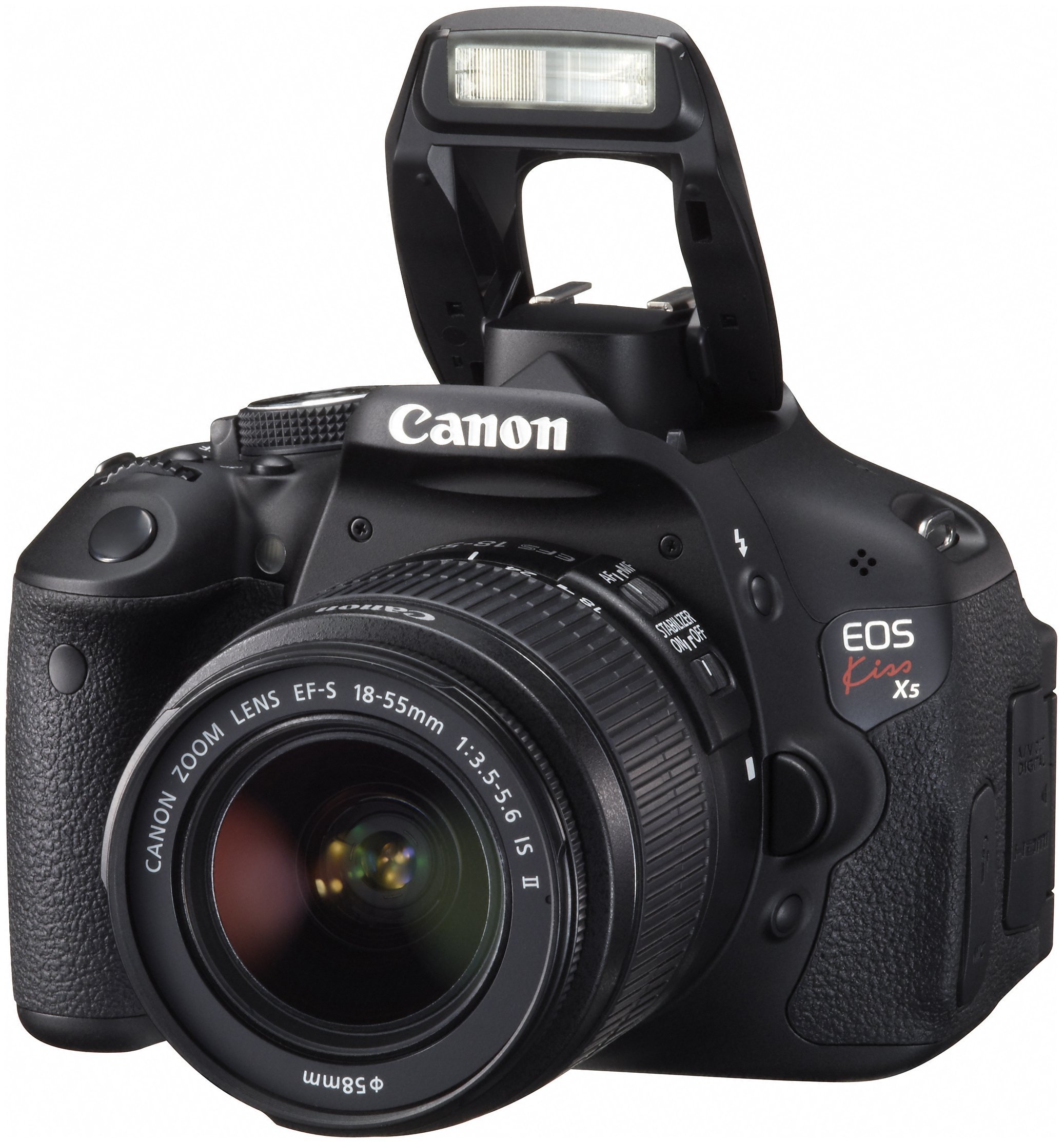 Amazon.com : Canon EOS Kiss X5 Digital SLR Camera SLR 18-55 Lens 