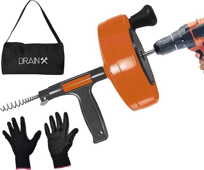 drain snake drill attachment