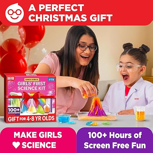 Miniatura 9 de Doctor Jupiter Kit de experimentos científicos para niñas de 4 a 5 a 6 a 8 años, ideas de regalo de cumpleaños para niñas de 4 años en adelante,