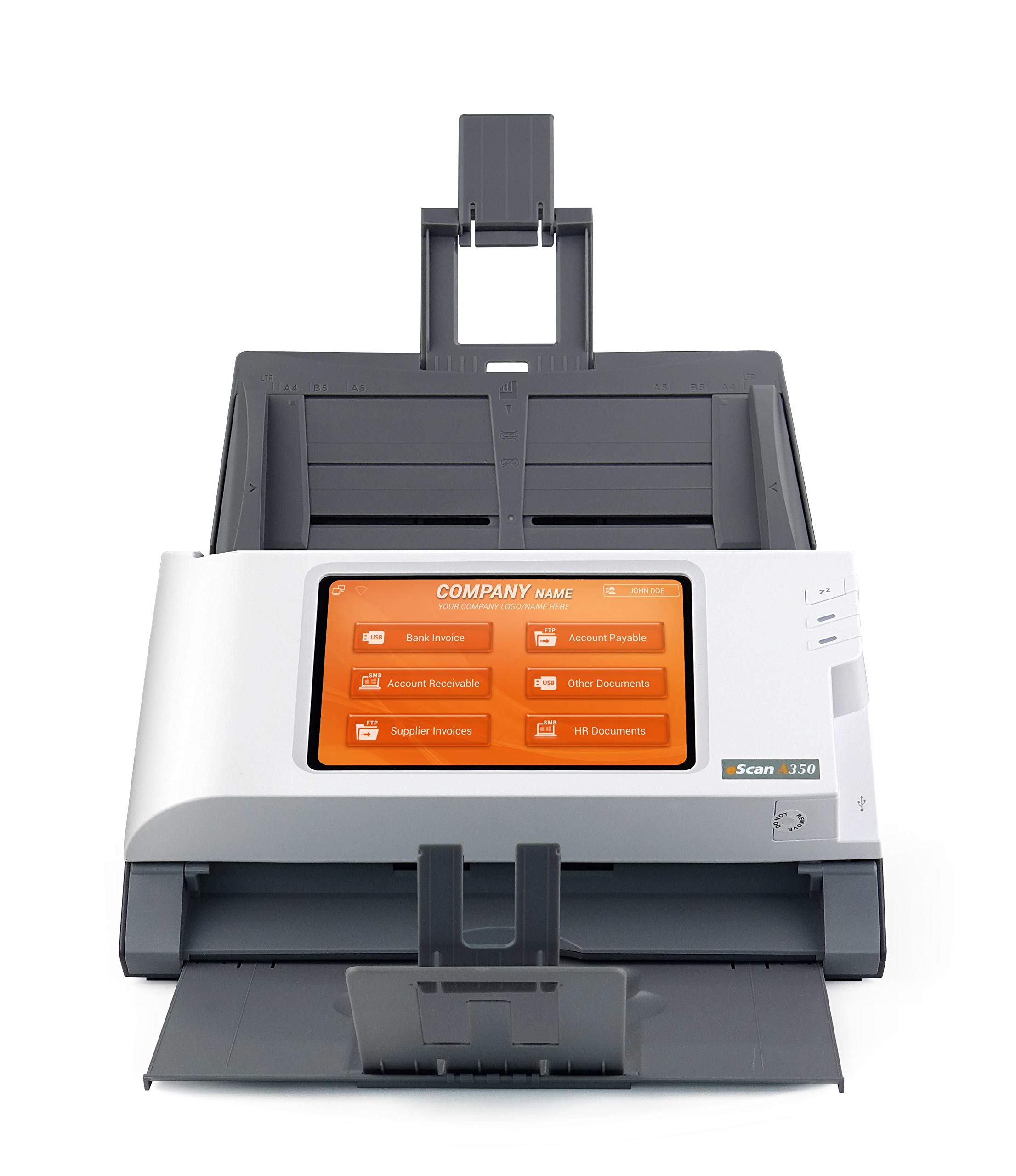 Plustek Escan A350 - Enterprise - Dokumentenscanner - Duplex - Legal - 600 Dpi X 600 Dpi - Bis Zu 25 Seiten/min. (einfarbig) / Bis Zu 25 Seiten/min.
