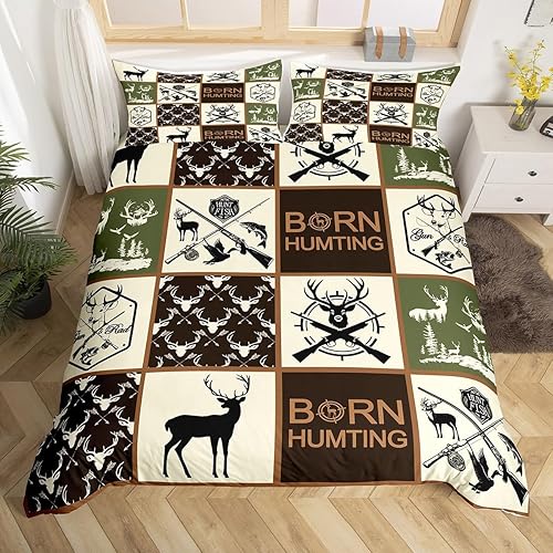 Miniatura 17 de Juego de funda de edredón de tamaño matrimonial, diseño de flores retro, acuarela amarilla, hojas verdes, con 2 fundas de almohada, 3 piezas, 70,