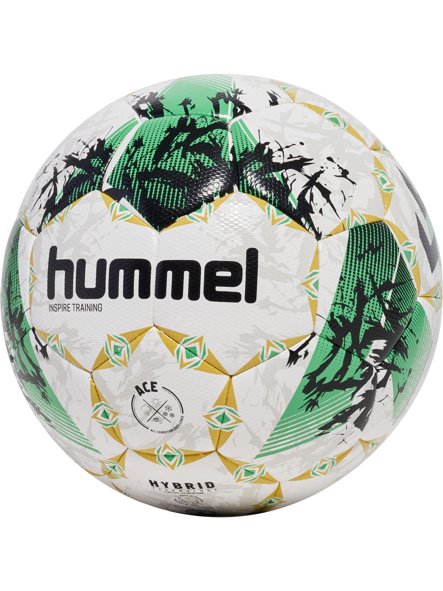 Hummel HML Inspire Training FB, Green, White, Gold, 3