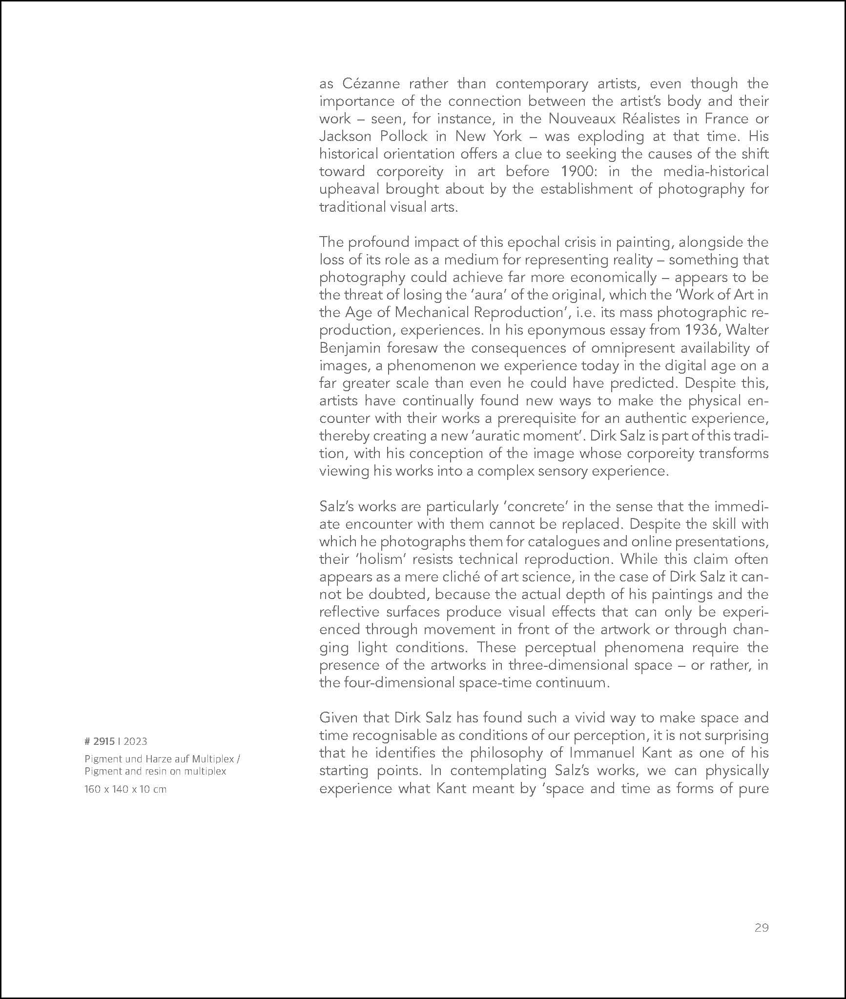 Dirk Salz: In Equilibrium