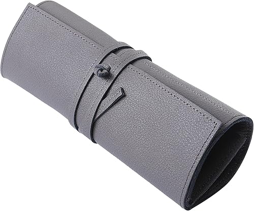 Amazon Co Jp Legare ペンケース 革 おしゃれ 大容量 ブランド メンズ レザー グレイ 文房具 オフィス用品