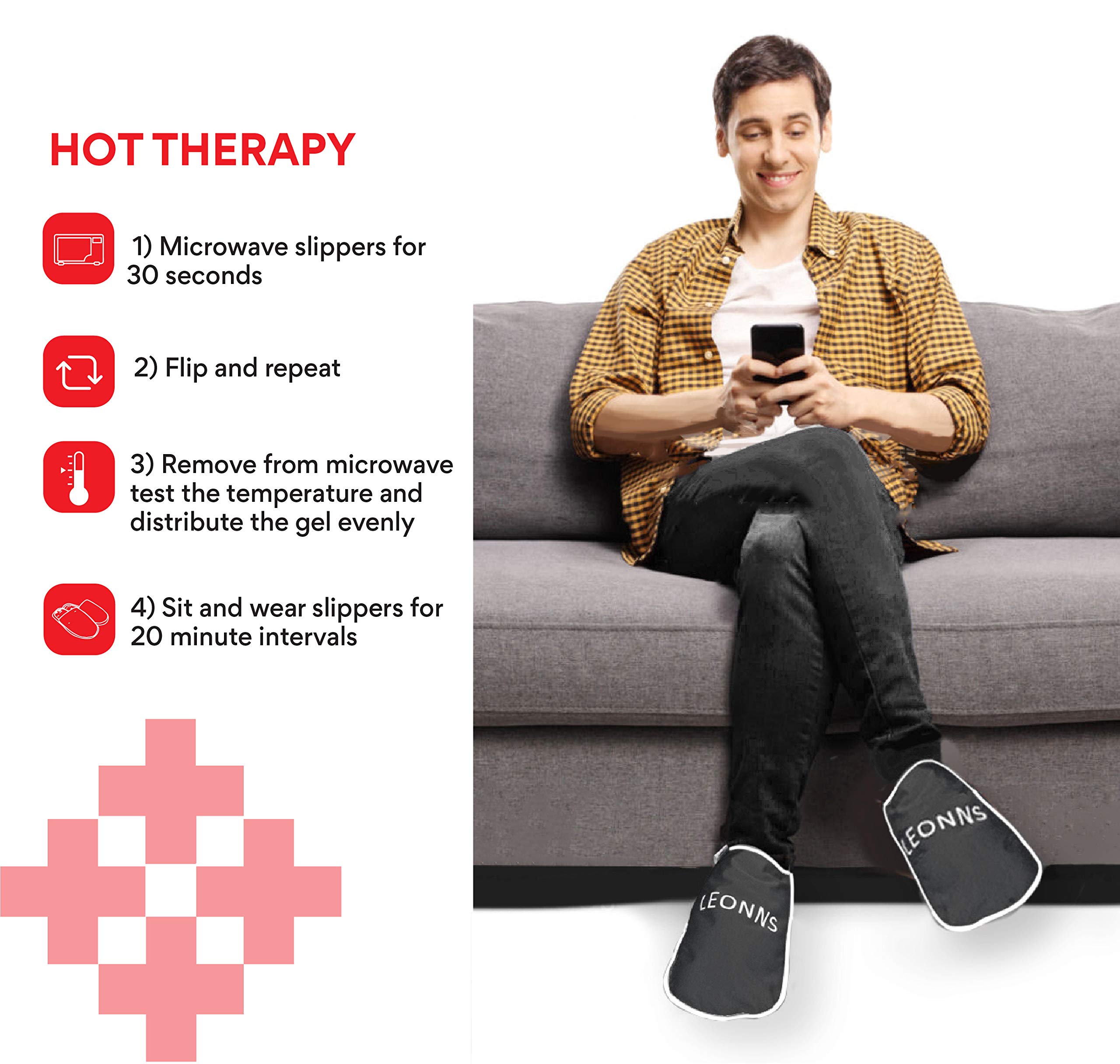 Buy Ice Pack Slippers for Feet Provides Therapy for Foot Pain