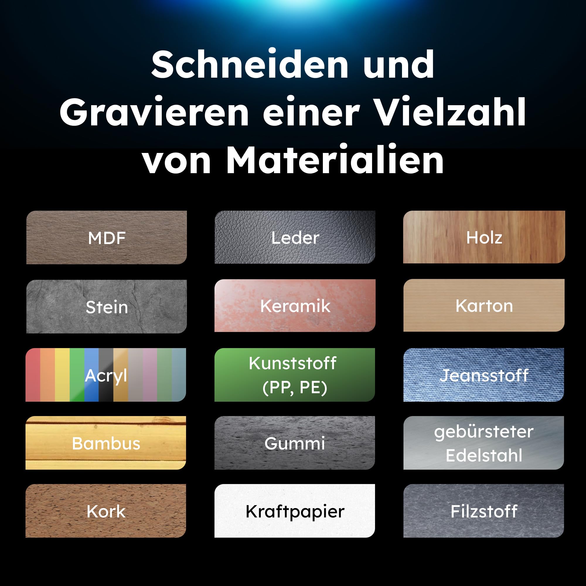 AtomStack Kraft 40 W Diode – Laser Autofokus Lasergravurmaschine – Kamera – Basis-Set – 600 mm/s – geschlossener Arbeitsbereich – 50 x 32 cm – Laserschneidemaschine für Metall, Holz, Leder