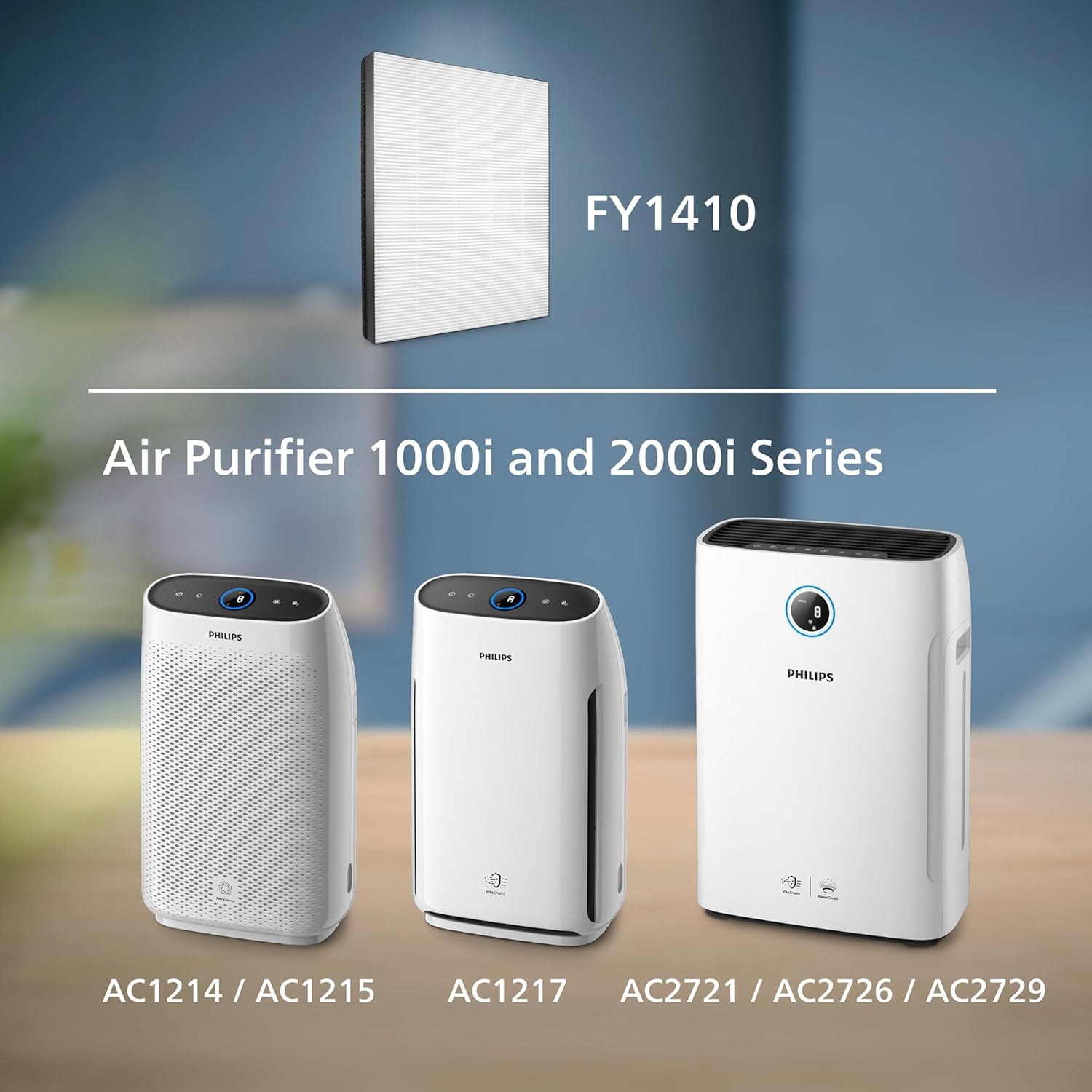 منقي هواء سعة 4.35 لتر من فيليبس مع فلتر حماية نانو | موديل رق... - view 4