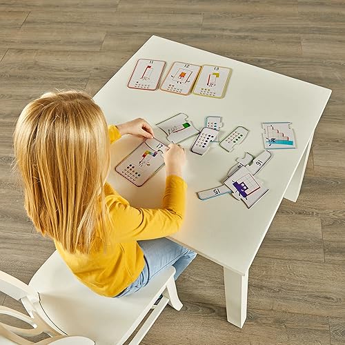 Miniatura 7 de hand2mind Numberblocks - Juego de rompecabezas para contar números para niños pequeños y juguetes matemáticos juego de juego para niños aprendizaje