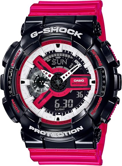 casio black red