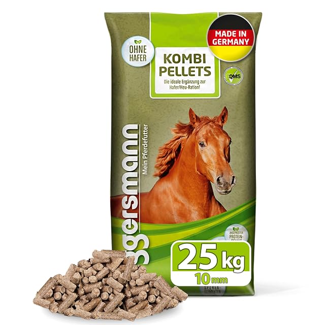 Eggersmann My Horse pienso Combinado en pellets 6 mm 25 kg - pienso Compuesto granulado para Caballos y Ponis