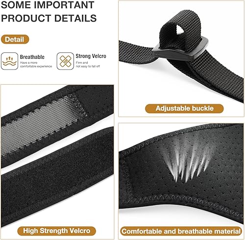 Miniatura 3 de Rodillera para perro  Dislocación de rodillera para ACL, CCL, lesión de ligamento cruzado, dolor articular y dolor muscular, soporte ajustable para