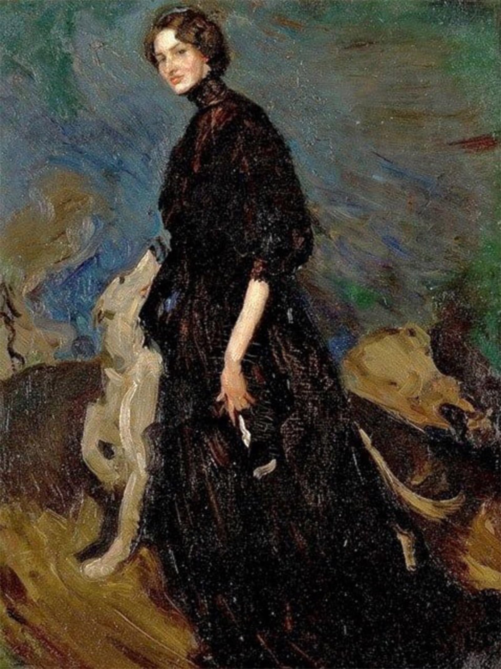 ARTXLXXBN Famous Painting Art Wall Decor Abstract Art Picture Study for Althea George Lambert Animal Pictures for Home Decor 60x90cm