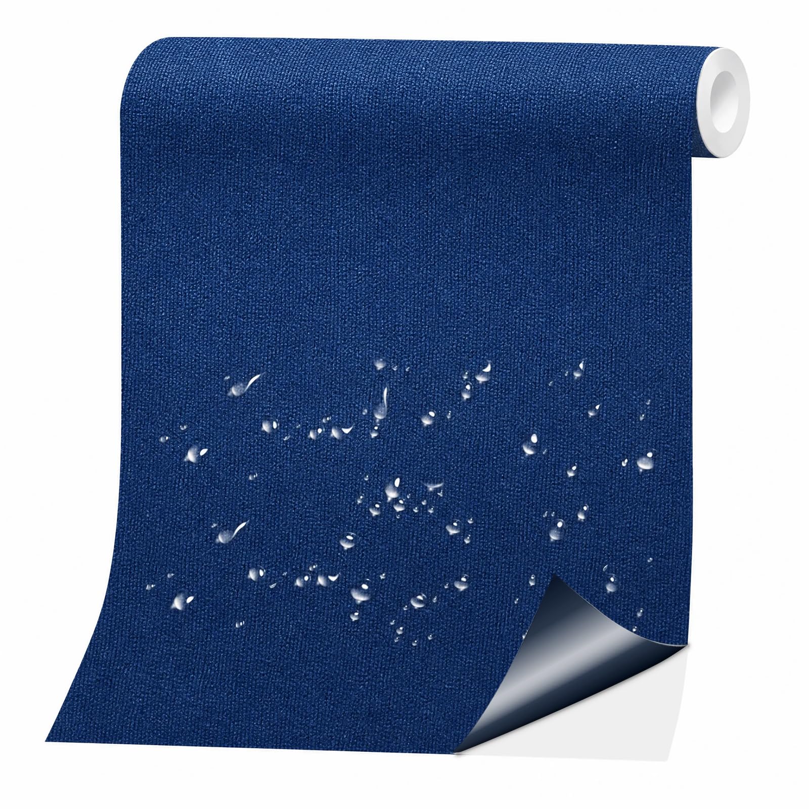 Skystuff Self-Adhesive Canvas Repair Tape, Heavy Duty Waterproof Fabric Repair Patches for Sofa, Chair, Awning, Tent, Clothes, Camping Outdoor Gear, Instant Strong Fix, 30x150cm, Royal Blue