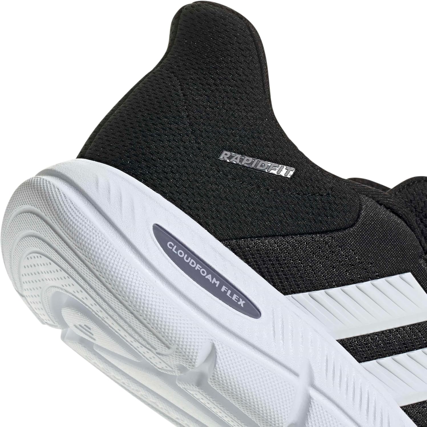 кроссовки adidas Comfort FLEX RAPIDFIT ONE07 унисекс для взрослых, 27,0 см, цвет черный/Белый/Серое дерево (HP6994), фото 5