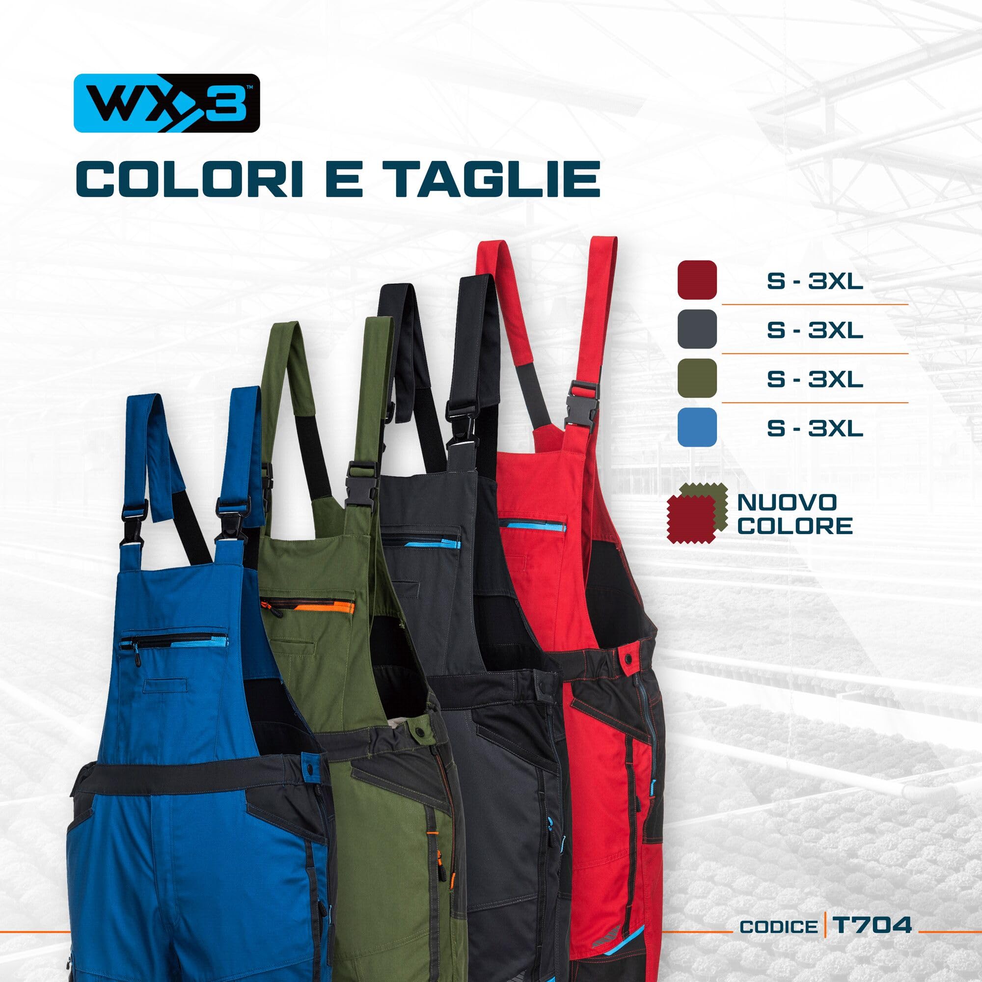 Portwest Salopette WX3 per uomo