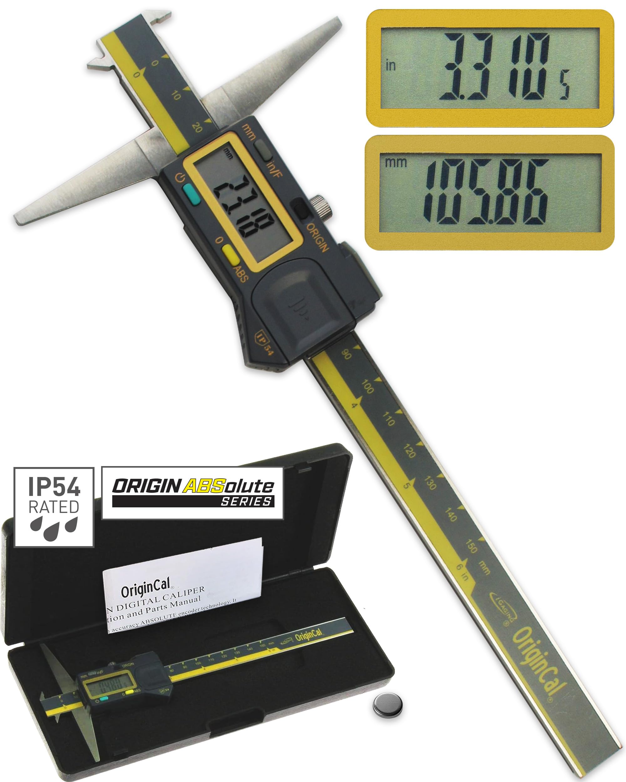 iGAGING Absolute Origin Digital Caliper - Precision Measurement -12 iGAGING Absolute Origin Digital Caliper - Precision Measurement -12