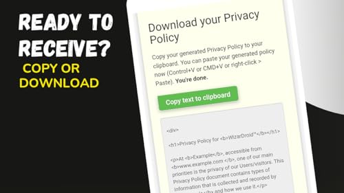 Privacy Policy Generator