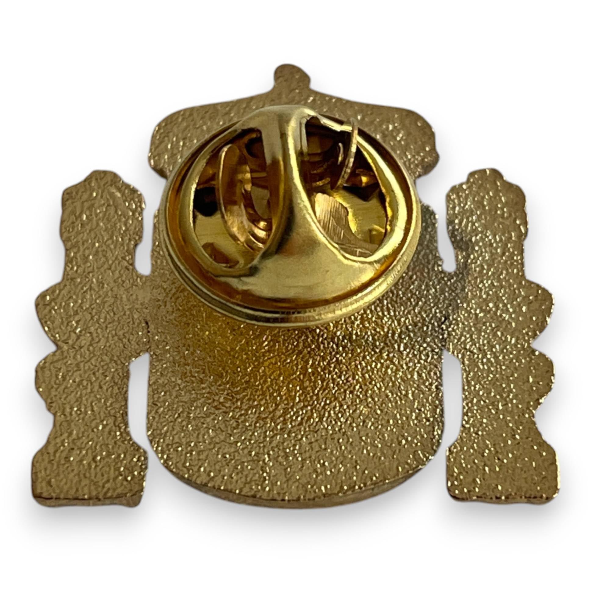 Aleación Zamak Pin Escudo Reino de España 2,5x2 cm Broche Mariposa Emblema Nacional