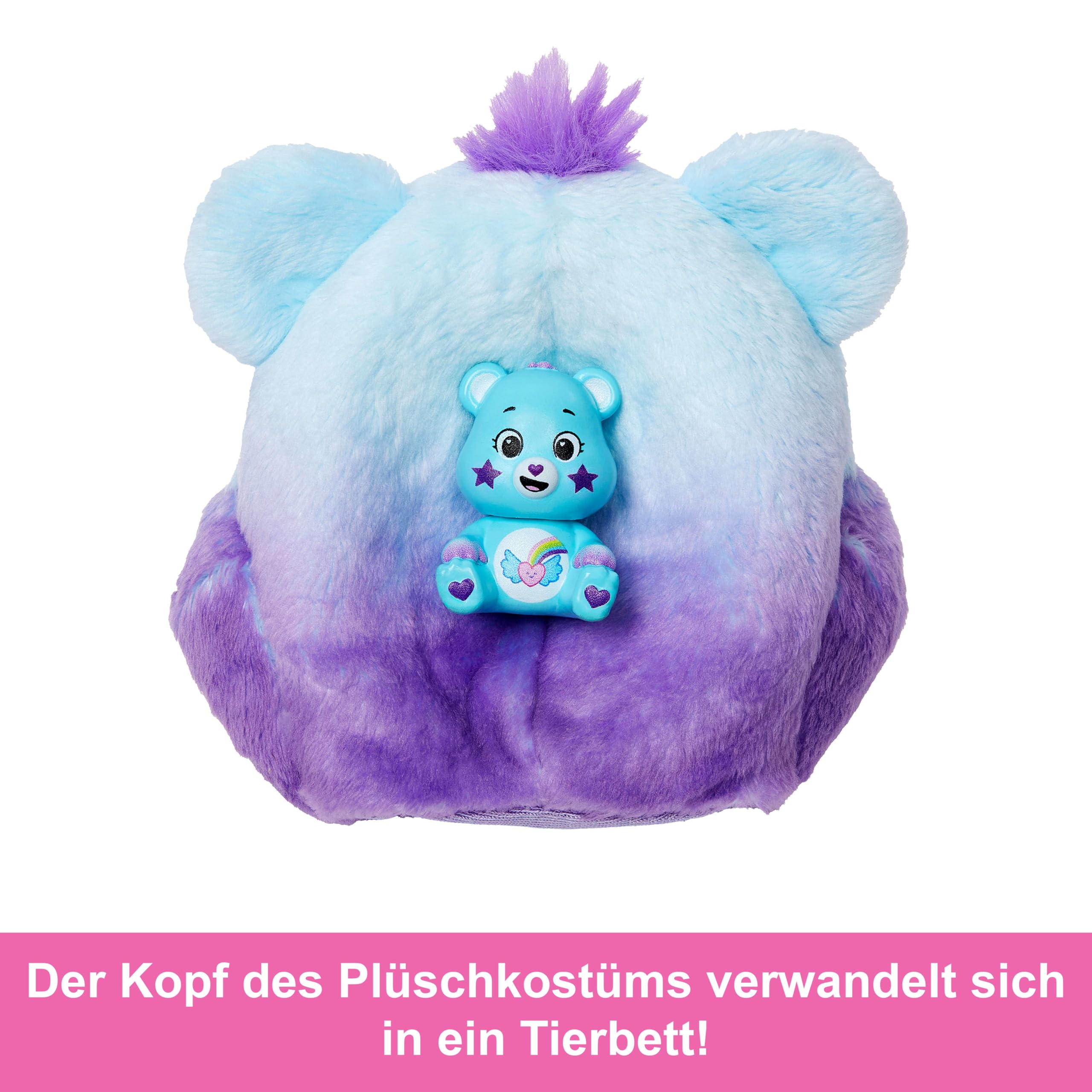 Barbie Cutie Reveal Puppe mit Accessoires, Glücksbärchis-Serie 2, Dream-Bright-Bärchi mit 10 Überraschungen, einschließlich Farbwechsel und Mini-Bärchi, JFV61