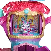 Vista 3 de Magic Mixies Mixlings Magic Light-Up Treehouse con revelación de habitación mágica y exclusiva mezcla de magia brillante y varita Exclusivo