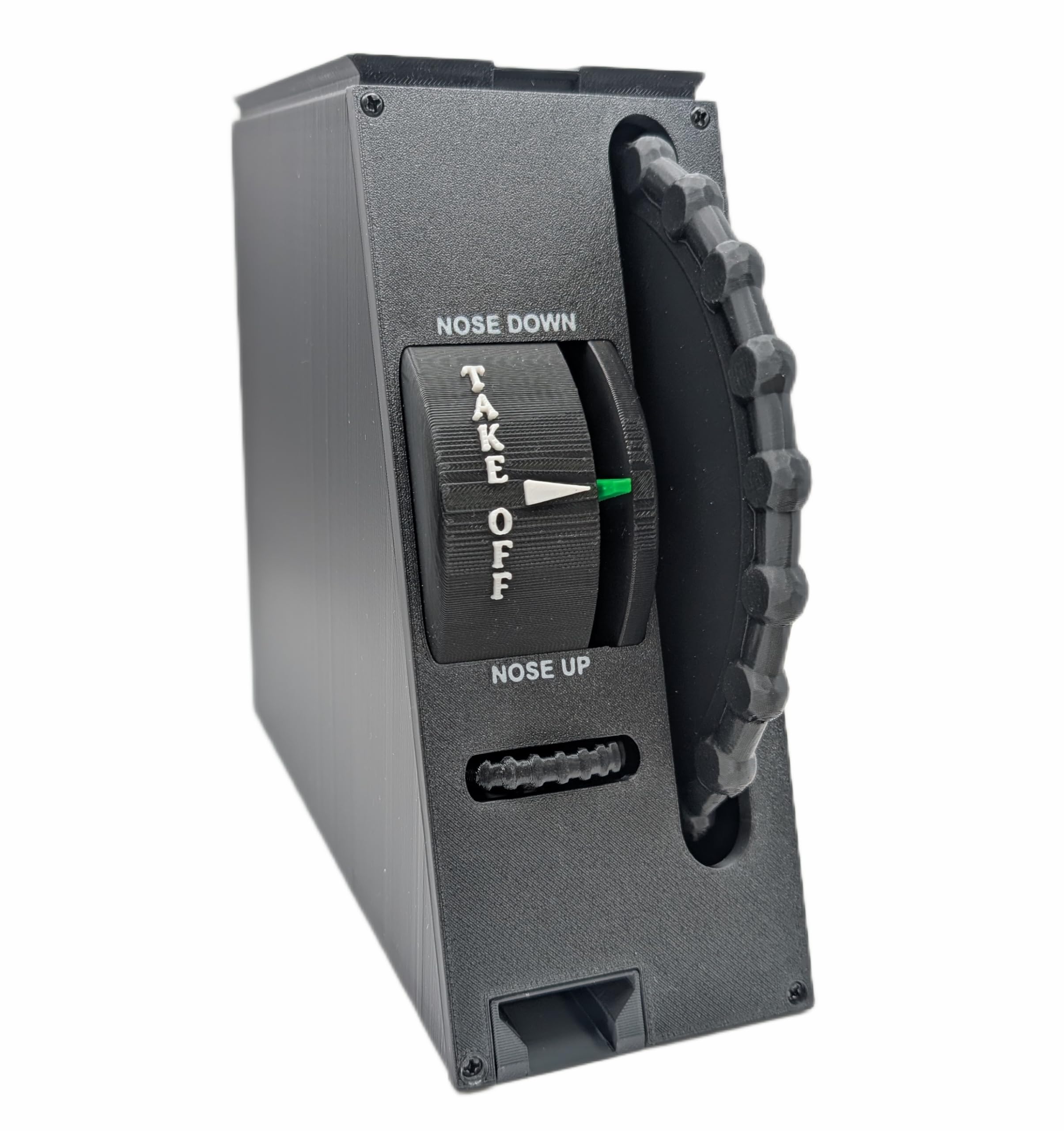 Full Size Elevator Trim Wheel Controller Analog Axis for Flight Simulators PC/Mac