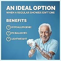 Vista 6 de Scrubzz - Toallitas de baño desechables, sin enjuague, todo en 1, un solo uso, humedécelas, haz espuma y seca sin champú ni enjuagar