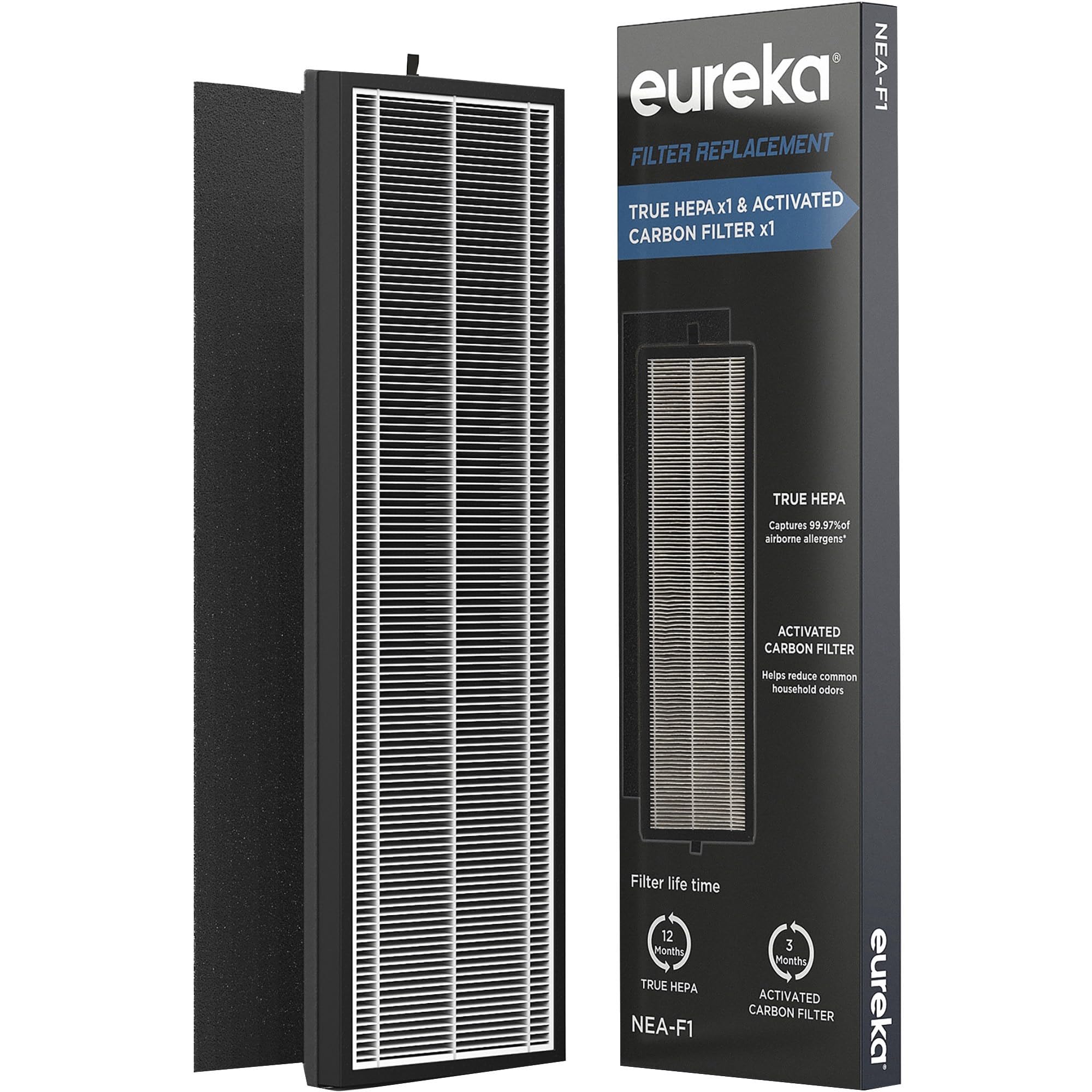 EurekaNEA-F1 True HEPA Filter, Filter Replacement for Eureka NEA120 , Black