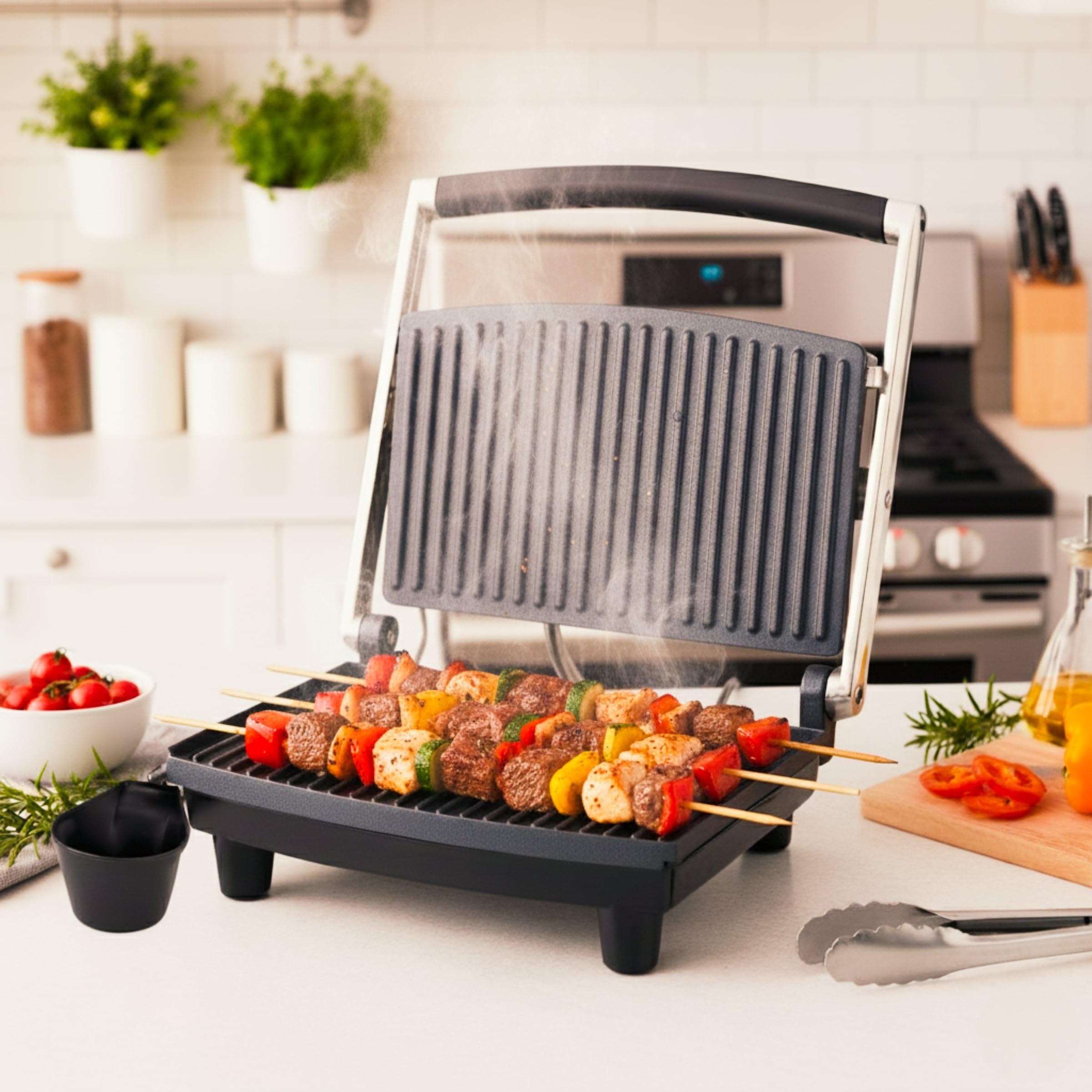 Classic Cuisine Panini Press - Grill & Sandwich Maker -7