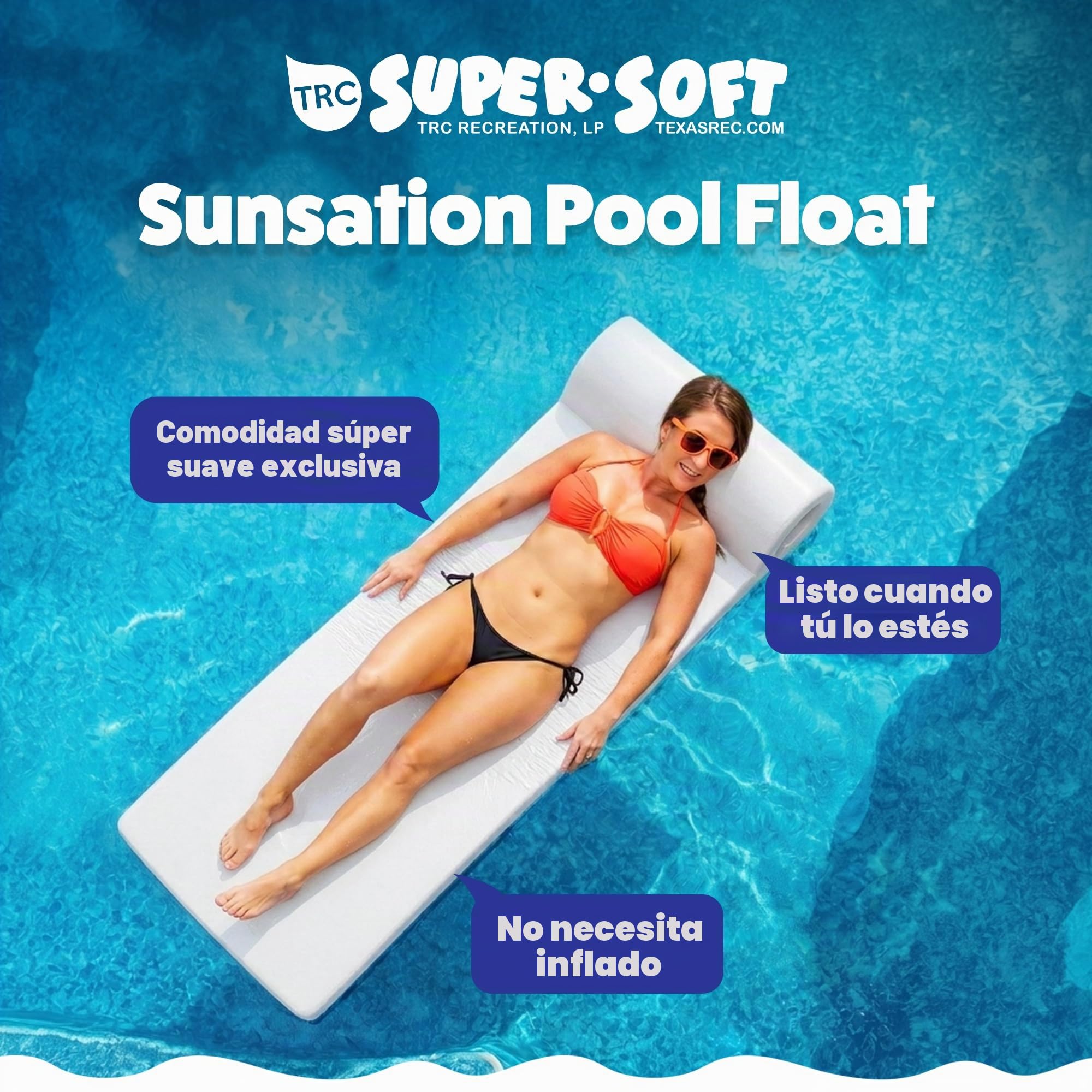 TRC Recreation Sunsation - Flotador para Piscina
