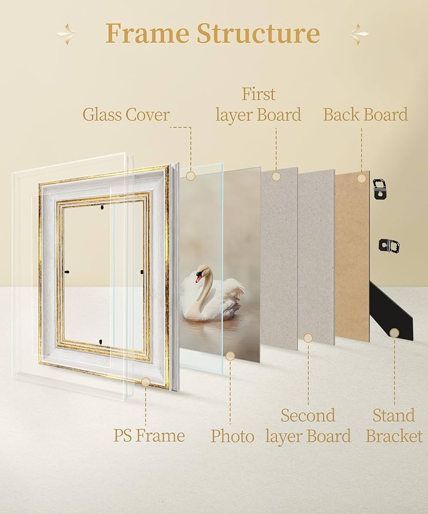 Amazon.co.jp: Afuly フォトフレーム おしゃれ 2L判（12.7x17.8cm