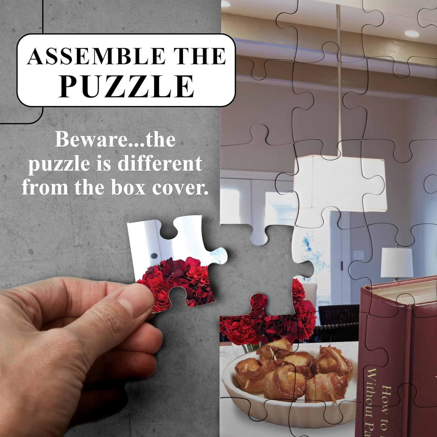 Bepuzzled Classic Mystery Recipe For Murder Jigsaw Puzzle by University Games |Comes with Murder Mystery and Jigsaw Puzzle | 1,000 Piece Jigsaw | For Ages 12 Years and Up
