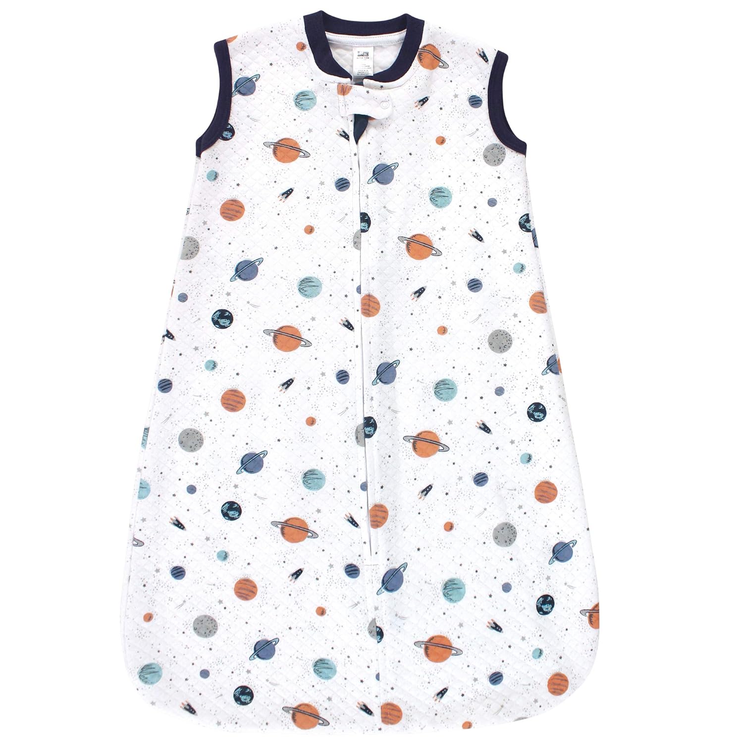 Hudson Baby Unisex Baby Premium Quilted Sleeveless Sleeping Bag and Wearable Blanket, Space, 6-12 Months : Baby