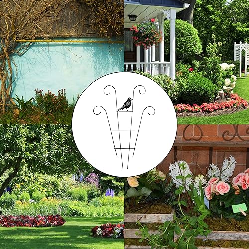Miniatura 2 de Plant Climbing Frame, Climbing Trellis Flower Pots Supports, Plants Support Outdoor for Climbing Vegetable Rose Potted Plants Flower Cucumber