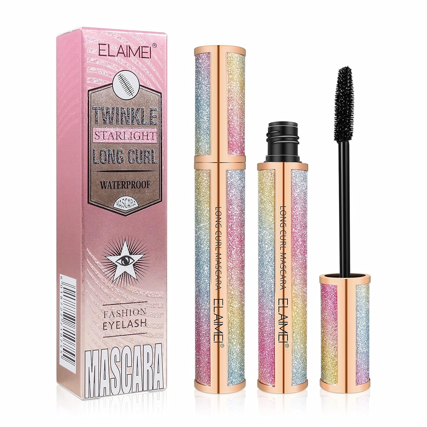 Mascara Black Volume and Length, Waterproof Mascara Smudge