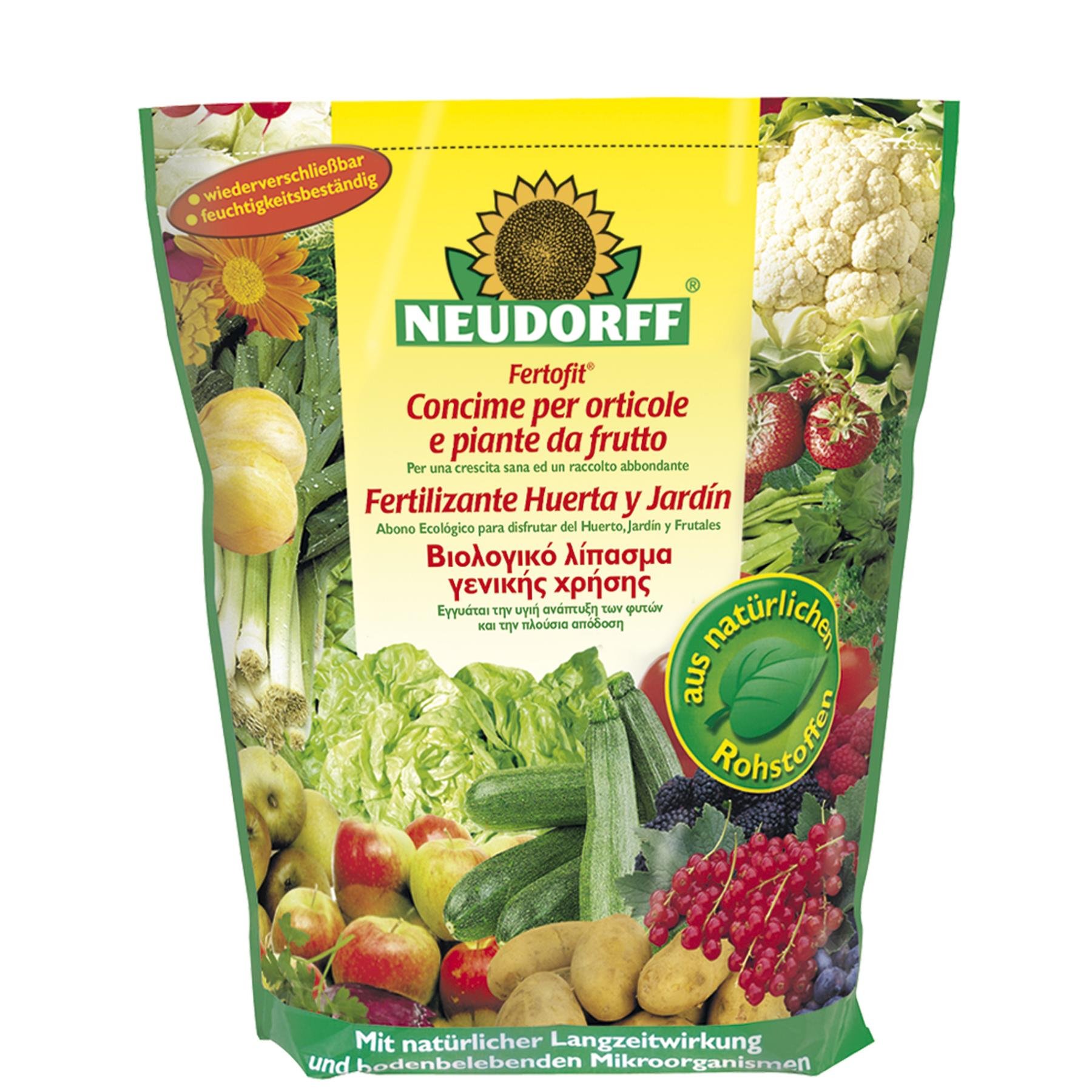 Neudorff Fertofit - Fertilizante Huerta y jardín, 1 kg, Color Amarillo