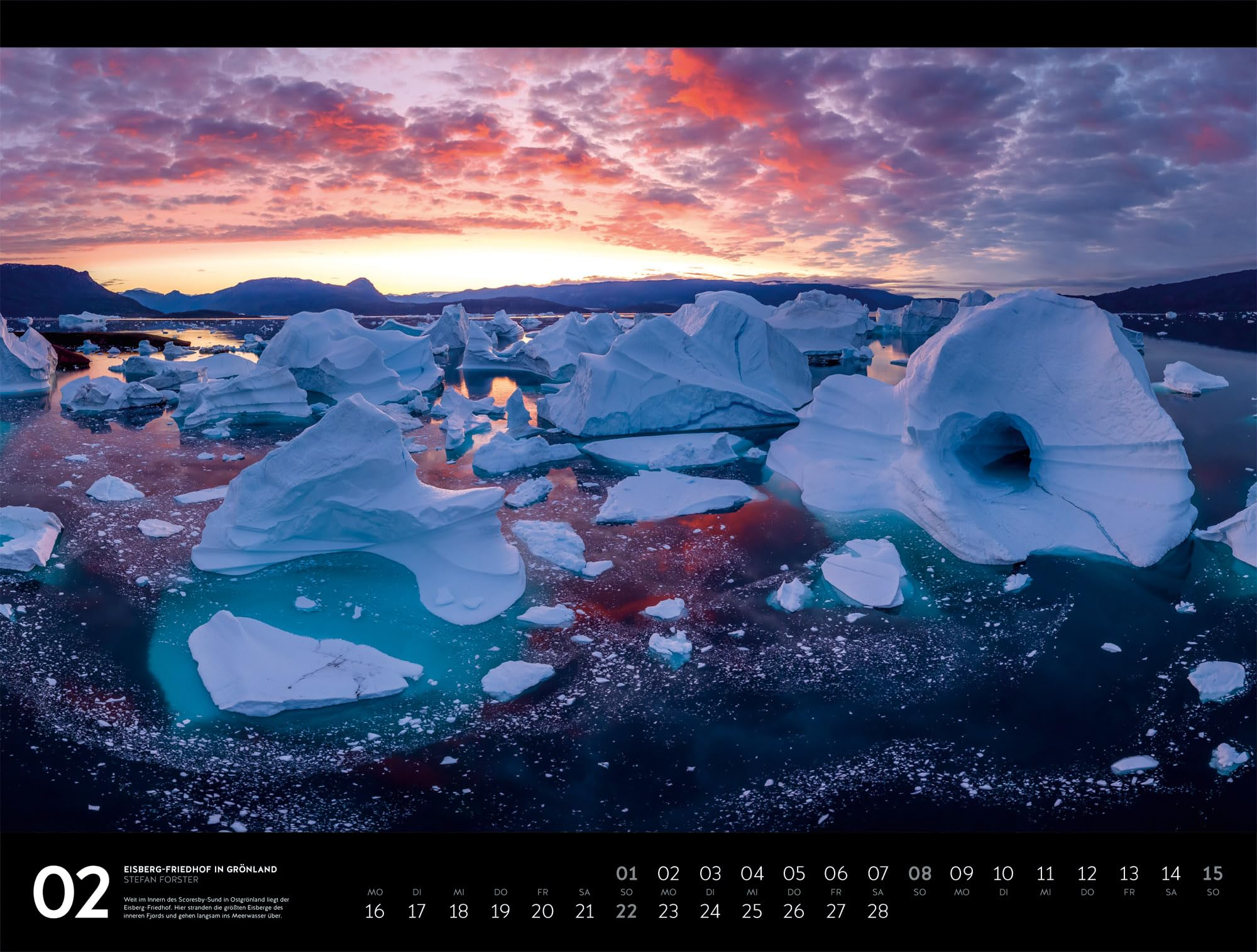 Nordische Welten Signature Kalender 2026 | Bildgewaltiger Skandinavien-Kalender im großen Querformat (66x50 cm) | Island, Färöer, Grönland, Norwegen