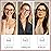 Madison Avenue Blue Light Blocking Glasses Oversized Fashion Blue Light Glasses for Women Anti Eyestrain & UV Protection Computer Eyeglasses (Milk Grey Brown)
