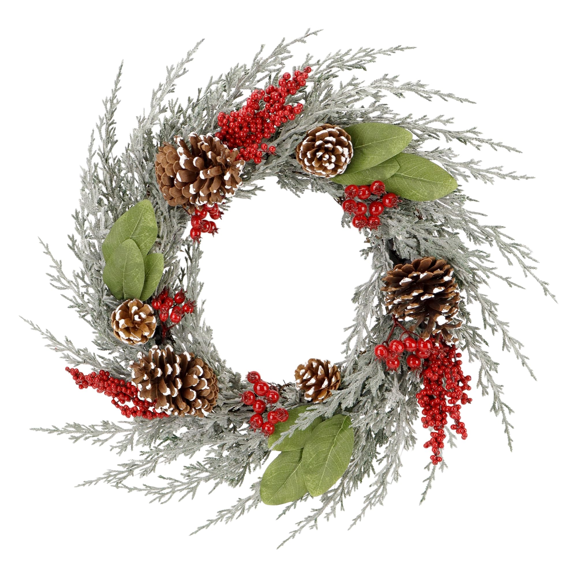 Zavothy Couronne de porte de Noël 50 cm