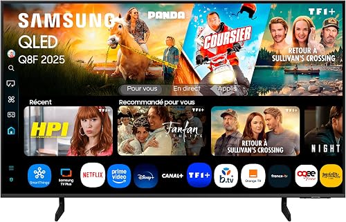 SAMSUNG QLED Q8F 4K Smart TV with AI vision, 100% color v…