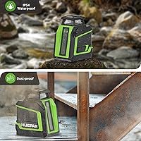 Vista 7 de Huepar 360° Laser Level with Tripod 60in, 82Ft - 165Ft Self Leveling Laser Level with Pulse Mode, 3 Brightness Levels Rechargeable Li-ion Battery