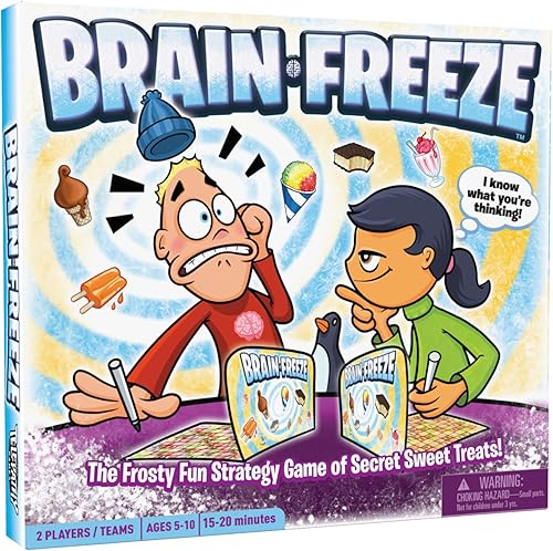 Brain Freeze From MIGHTY FUN Juego de mesa ganador de premios para niños y familias diversión y juego educativo para aprender estrategias lógica