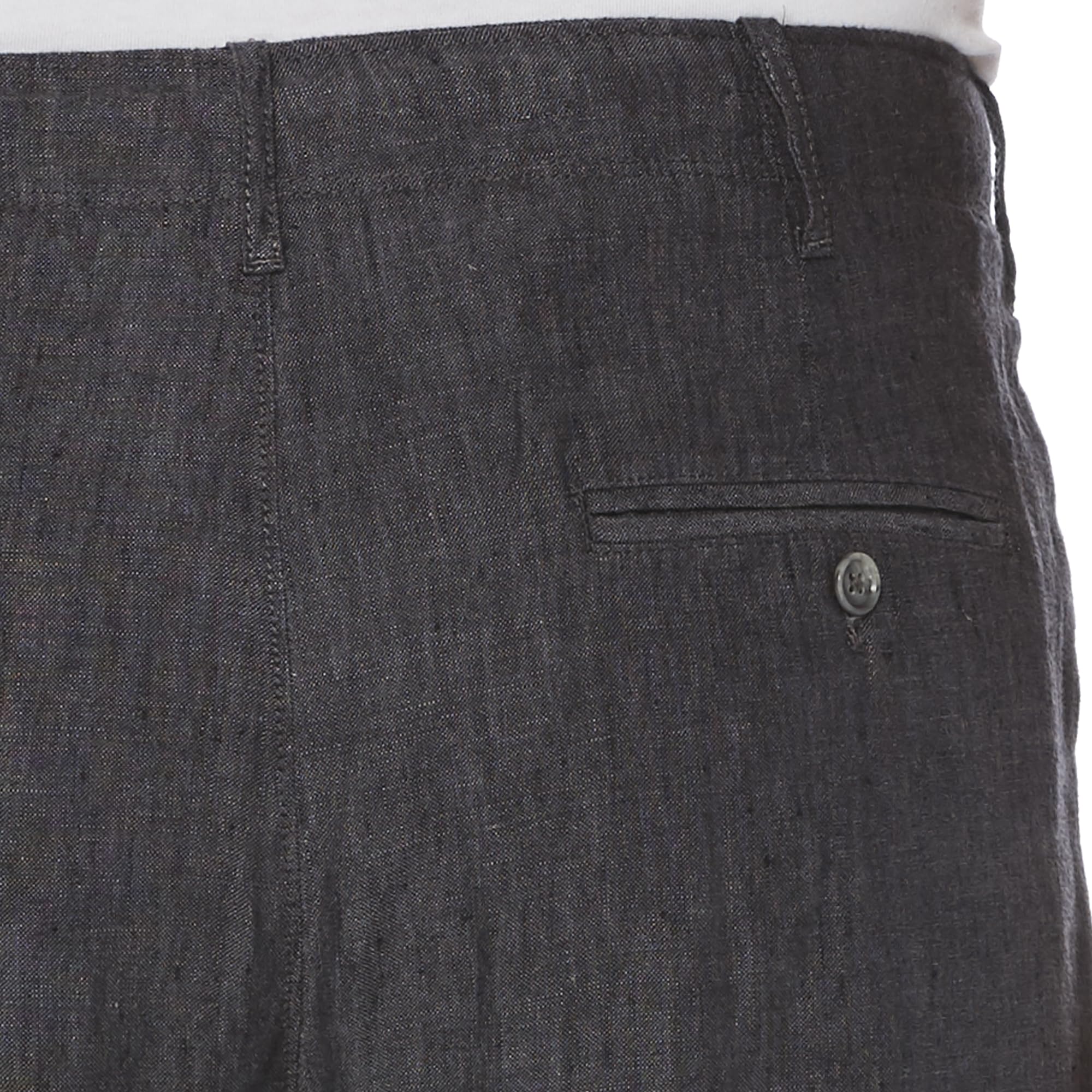 Perry Ellis 100% Linen Drawstring Pant - Nieformalne spodnie Mężczyźni