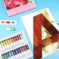 Vista 3 de Letra de madera A de 12 pulgadas de grosor, letra de madera grande sin terminar de 1/4 de pulgada de grosor para decoración de pared del hogar