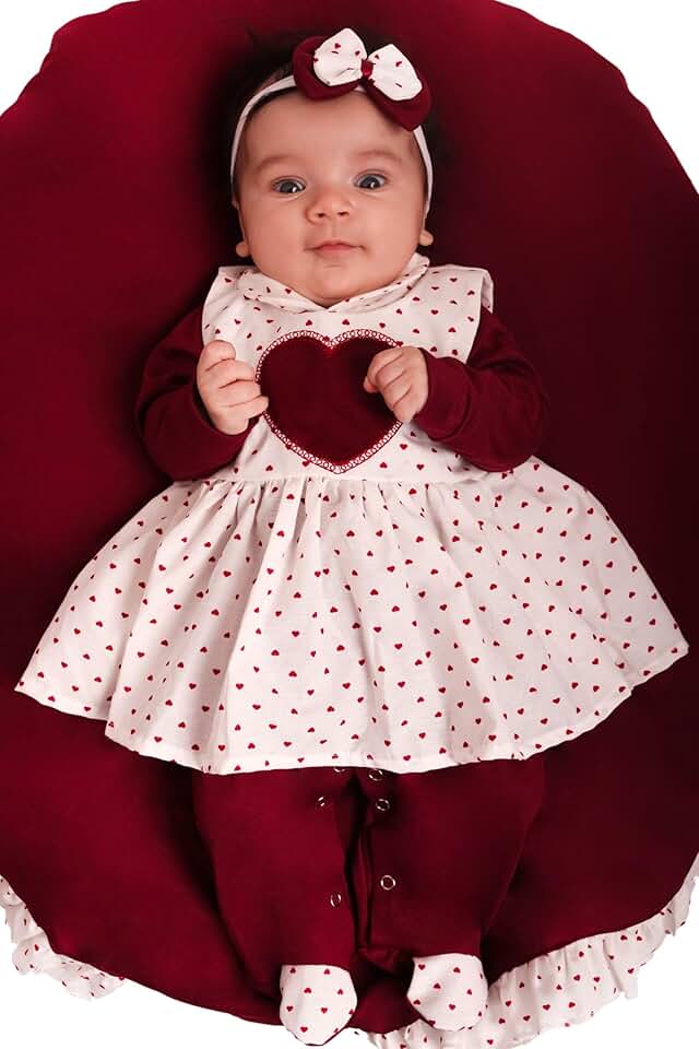 Saída Maternidade Menina Love 4 Peças Roupa de Bebê