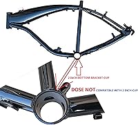 Vista 3 de Kit de conversión Juego de manivela Soporte inferior para bicicleta bicicleta inferior soporte - Bicicleta motorizada a gas