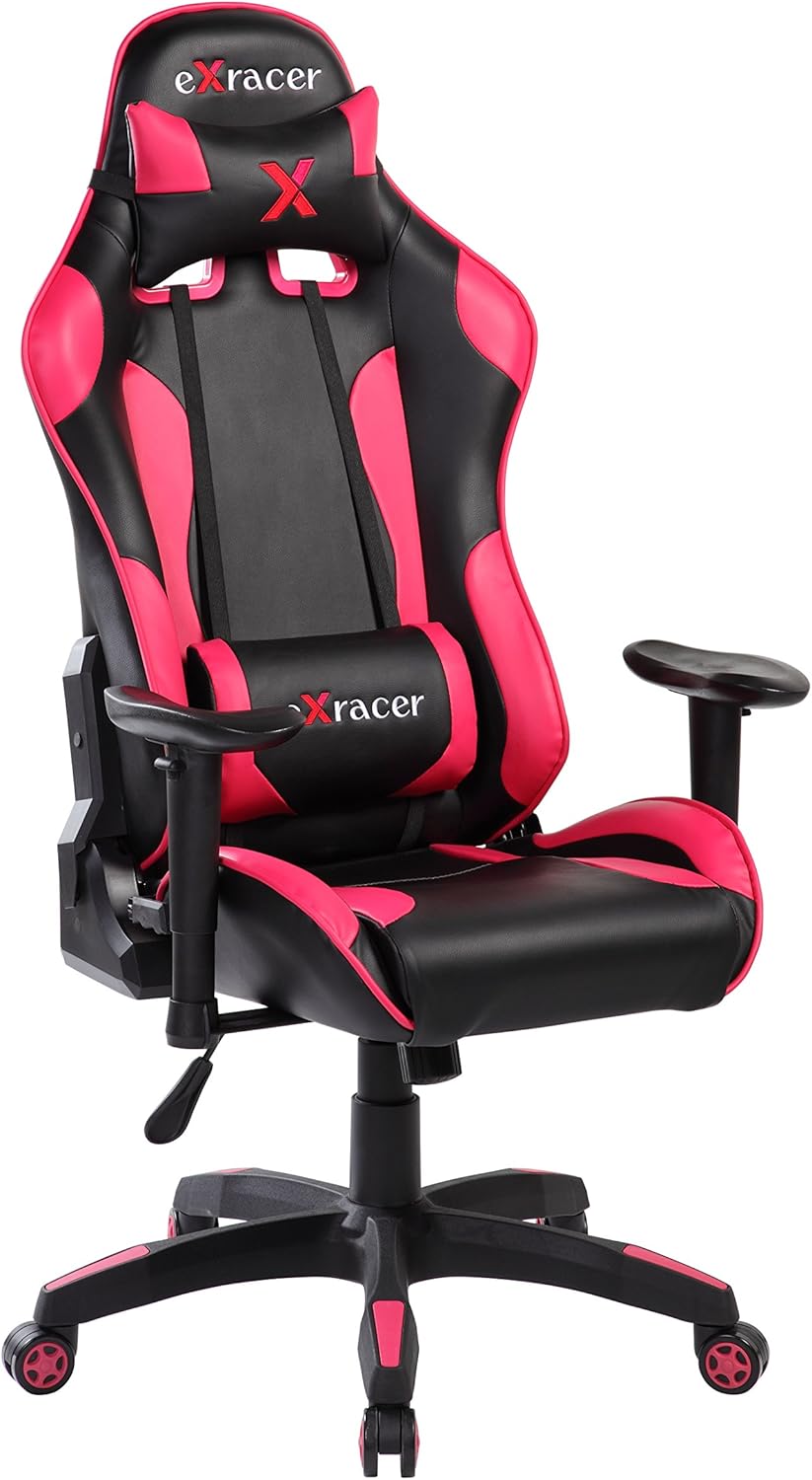 United Office Chair Game Racing Style HighBack Leather