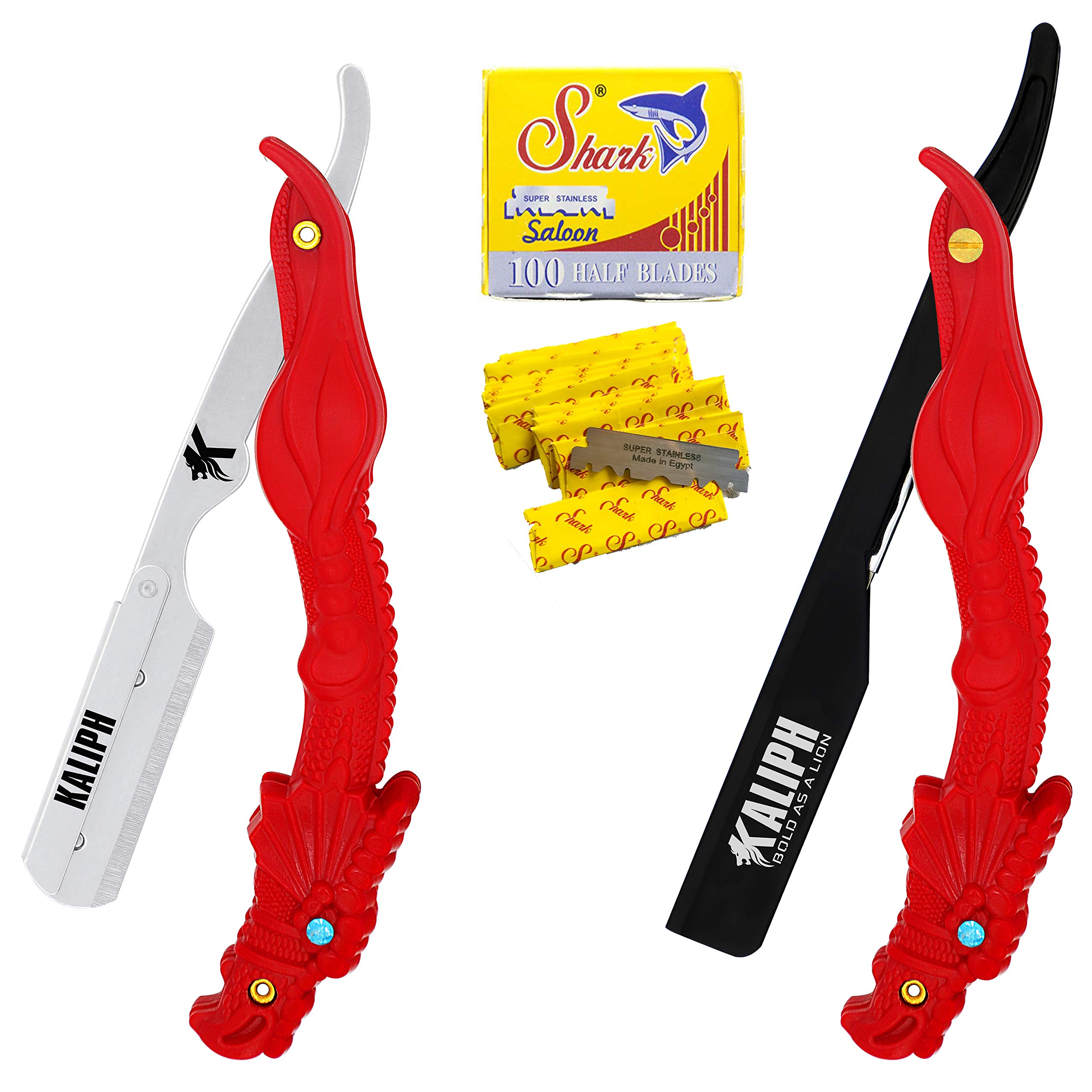 Buy Professional Cutthroat Shaving Razors for Men,2pc Barber Straight