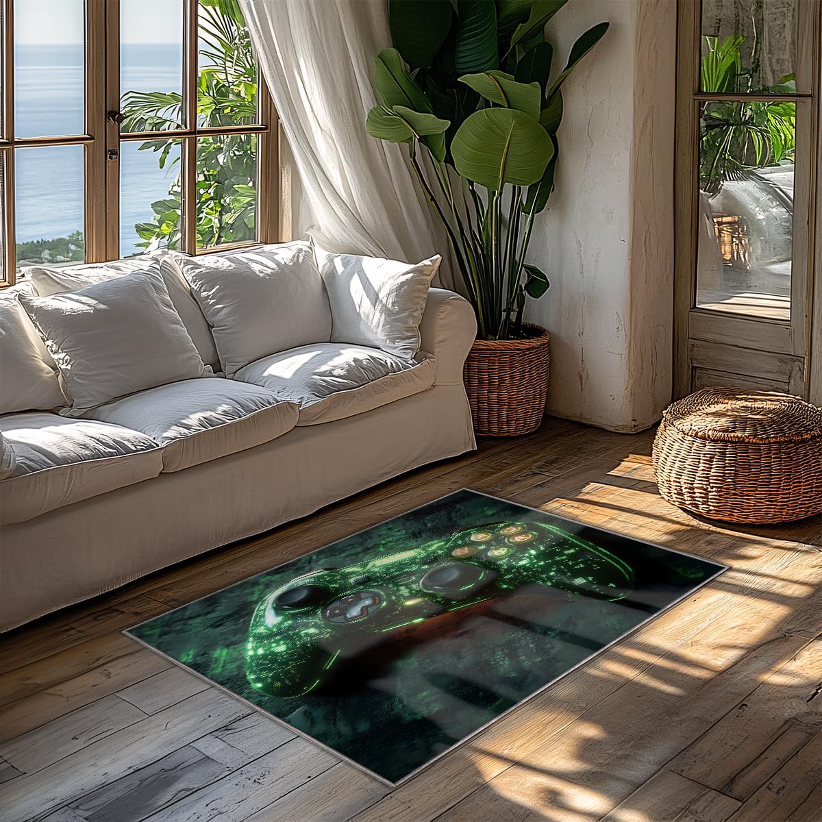 Tapis manette de jeu pour créer un coin gaming cosy dans sa chambre