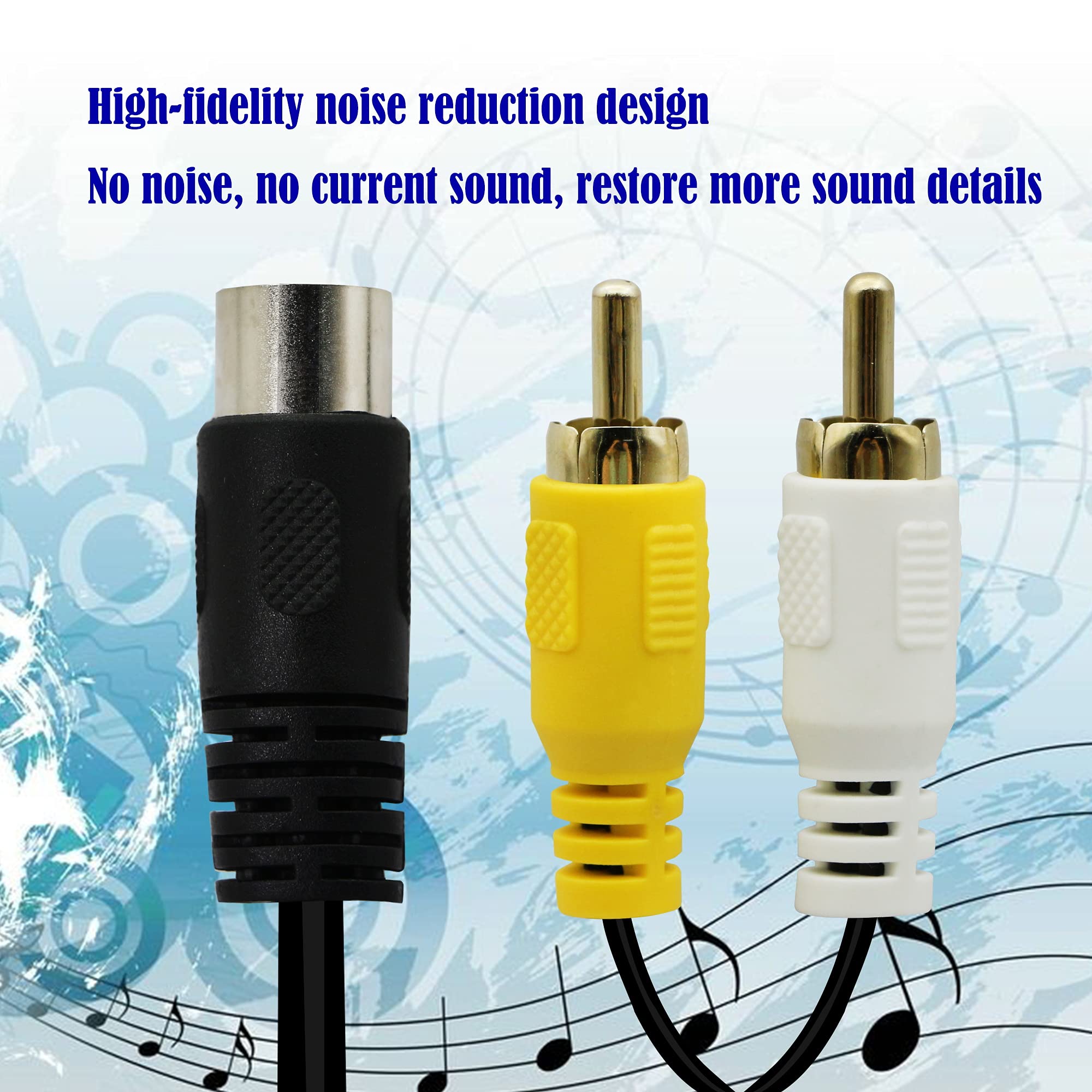 Gintooyun Cable Din De 8 Pines A 0.138 in, Din 8 Pines Macho | Envío gratis Gintooyun Cable Din De 8 Pines A 0.138 in, Din 8 Pines Macho | Envío gratis