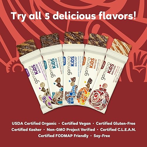 Miniatura 7 de GoMacro MacroBar - Barras de aperitivos veganas orgánicas para niños rollo de canela barras de 09 onzas 7 unidades